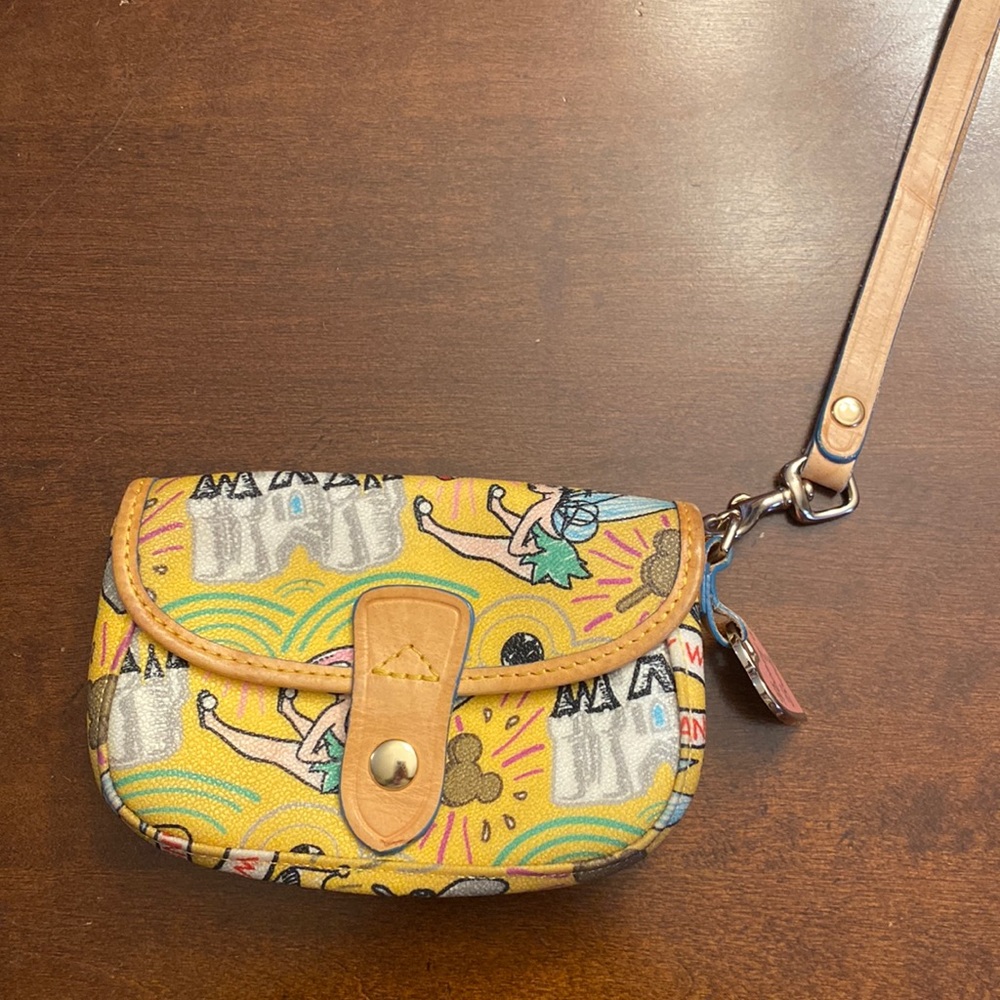 Disneyland Tinkerbell Dooney & Bourke Wristlet
